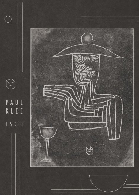 Paul Klee Figure of a Seer No2 - Plakát