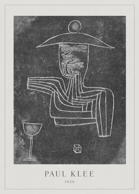 Paul Klee Figure of a Seer No3 - Plakát