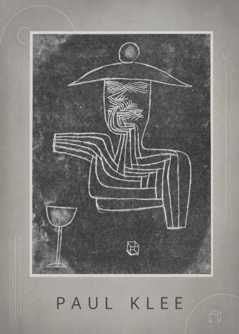 Paul Klee Figure of a Seer No4 - Plakát