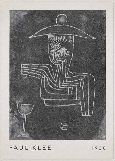 Paul Klee Figure of a Seer No6 - Plakát