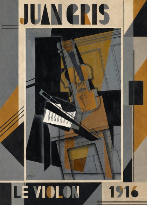 Juan Gris Le Violon No1 - Plakát