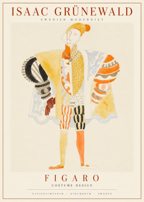 Isaac Grünewald Figaro I No1 - Plakát