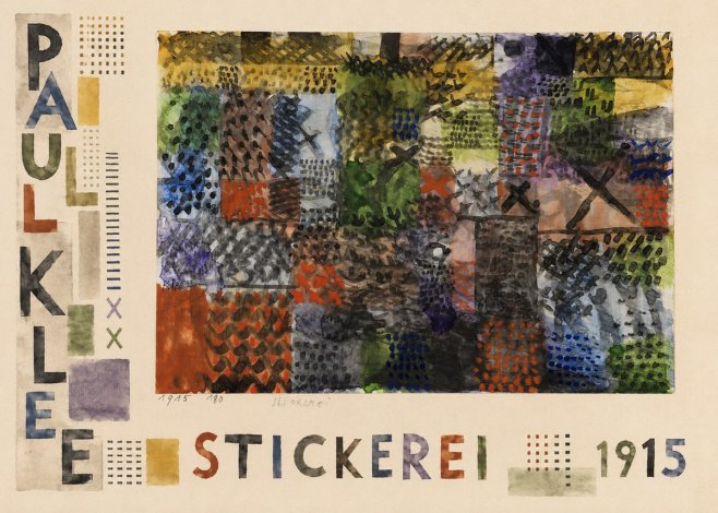 Paul Klee Stickerei No6 - Plakát