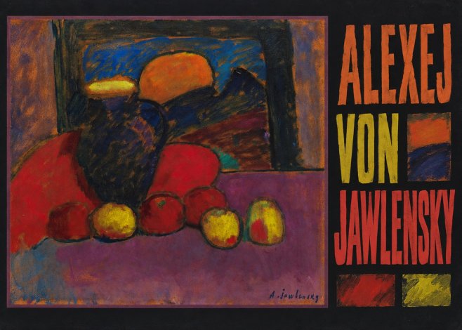 Alexej von Jawlensky Still Life with Vase and Fruit No4 - Plakát
