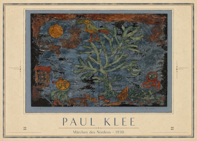 Paul Klee Märchen Des Nordens No4 - Plakát