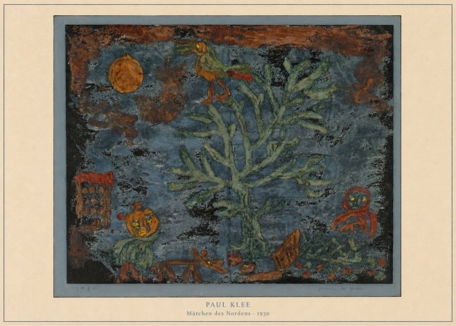 Paul Klee Märchen Des Nordens No6 - Plakát