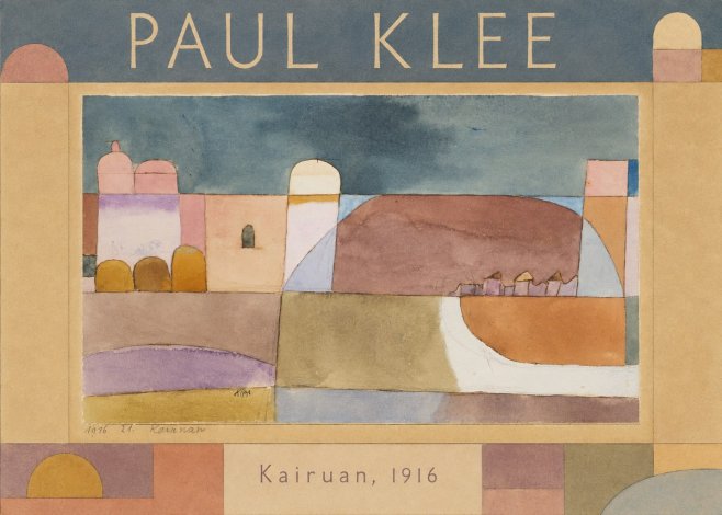 Paul Klee Kairuan, 1916 No3 - Plakát