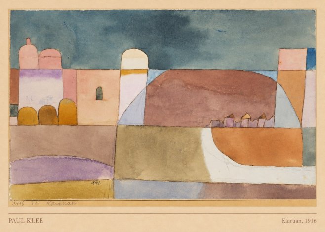 Paul Klee Kairuan, 1916 No5 - Plakát