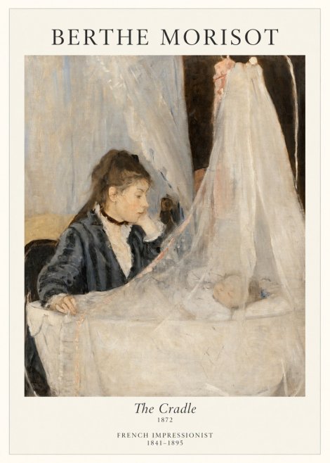 Berthe Morisot The Cradle No1 - Plakát
