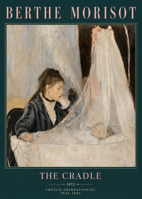 Berthe Morisot The Cradle No3 - Plakát