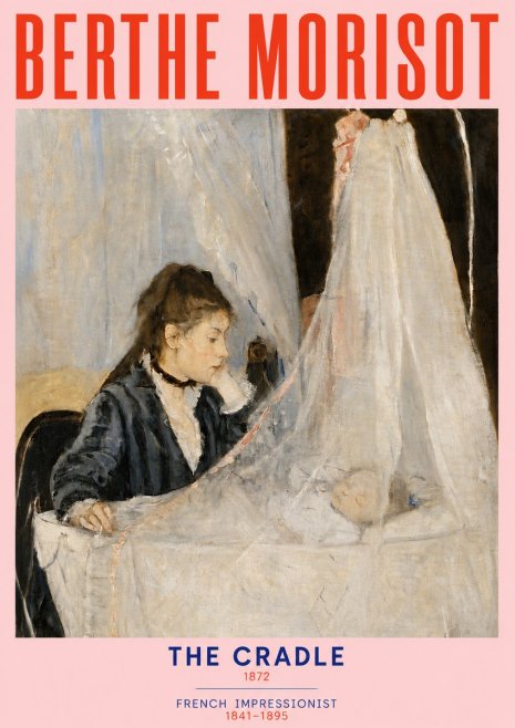Berthe Morisot The Cradle No4 - Plakát
