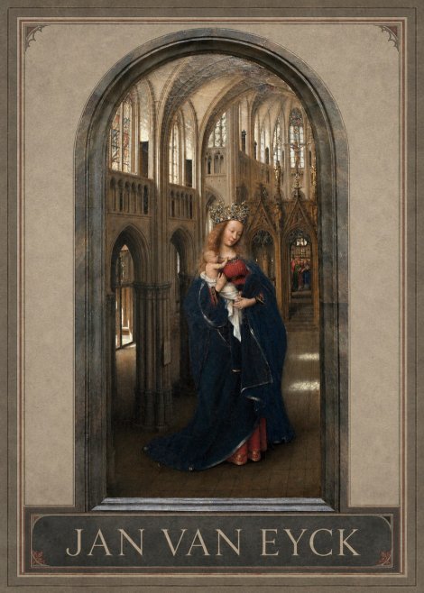 Jan van Eyck Madonna in the Church II No1 - Plakát