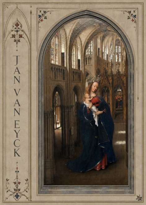 Jan van Eyck Madonna in the Church II No2 - Plakát