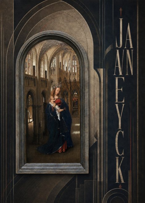 Jan van Eyck Madonna in the Church II No3 - Plakát