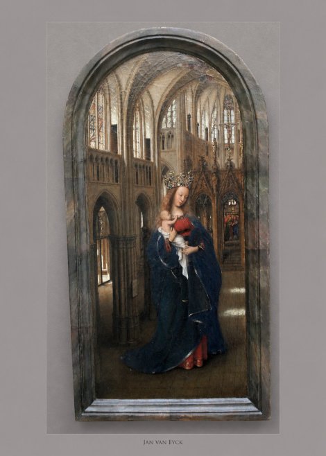 Jan van Eyck Madonna in the Church II No4 - Plakát