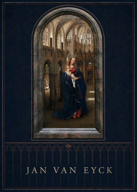 Jan van Eyck Madonna in the Church II No5 - Plakát
