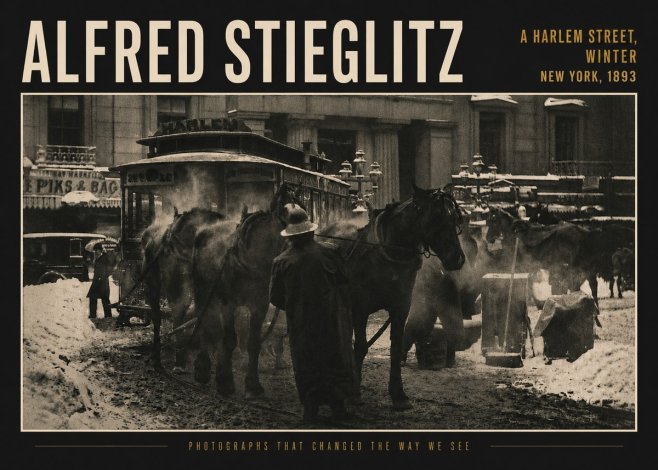 Alfred Stieglitz New York - Winter No5 - Plakát