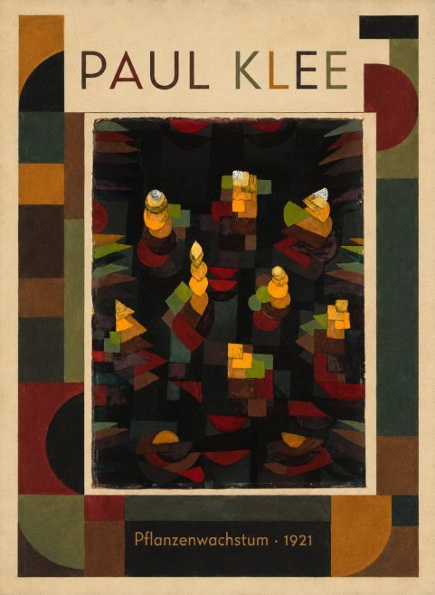 Paul Klee Pflanzenwachstum No1 - Plakát