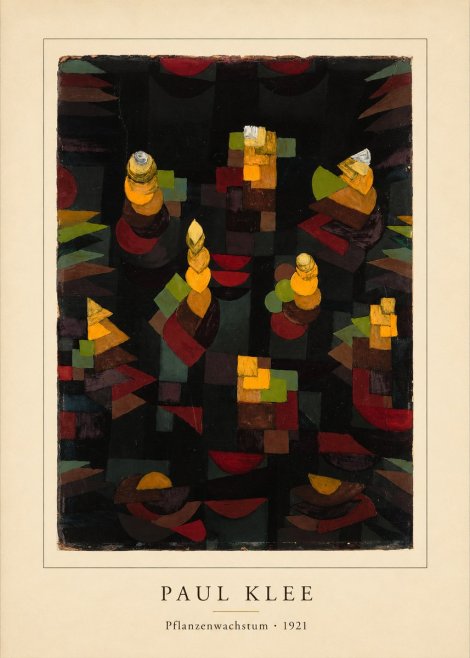 Paul Klee Pflanzenwachstum No4 - Plakát