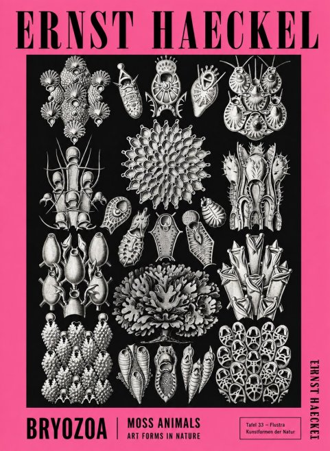Ernst Haeckel Bryozoa No4 - Plakát