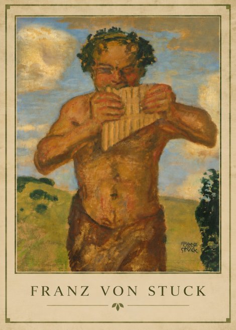 Franz von Stuck Faun No4 - Plakát