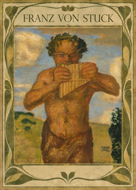 Franz von Stuck Faun No5 - Plakát