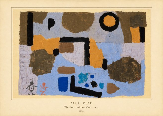 Paul Klee Mit Den Beiden Verirrten No4 - Plakát