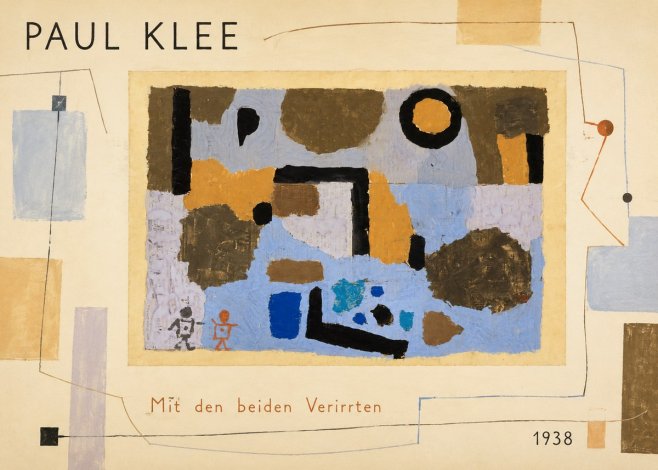 Paul Klee Mit Den Beiden Verirrten No6 - Plakát