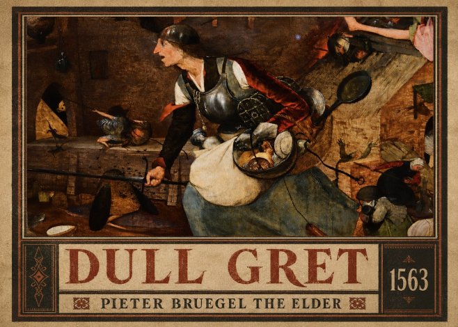 Pieter Bruegel Dull Gret II No3 - Plakát