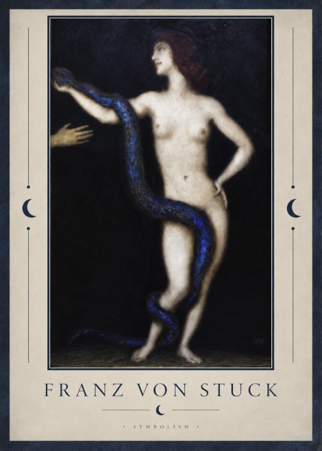 Franz von Stuck Sin No2 - Plakát