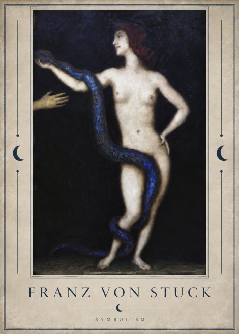 Franz von Stuck Sin No3 - Plakát