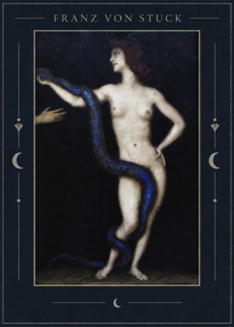Franz von Stuck Sin No5 - Plakát