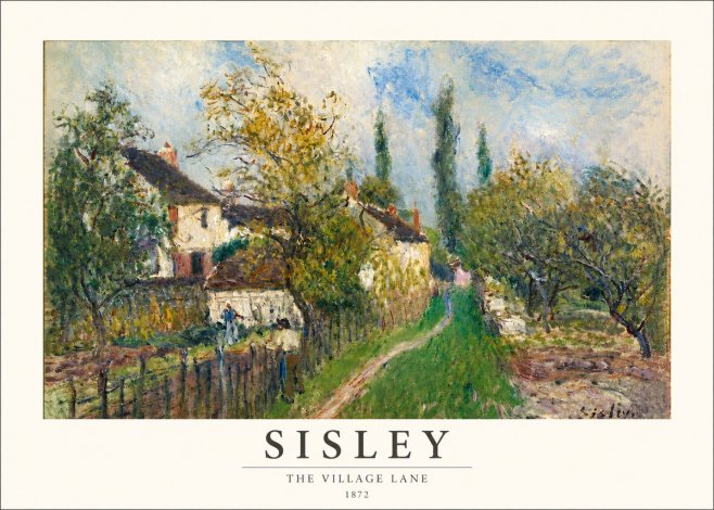 Sisley The Village Lane No3 - Plakát