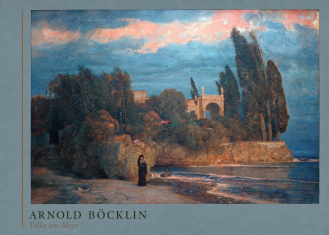 Arnold Böcklin Villa Am Meer No3 - Plakát