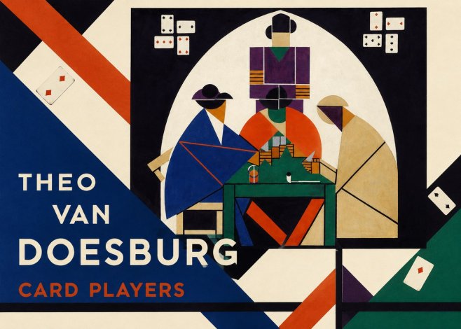 Theo van Doesburg Card Players No5 - Plakát