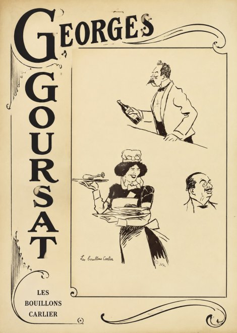 Georges Goursat Les Bouillons Carlier I No2 - Plakát