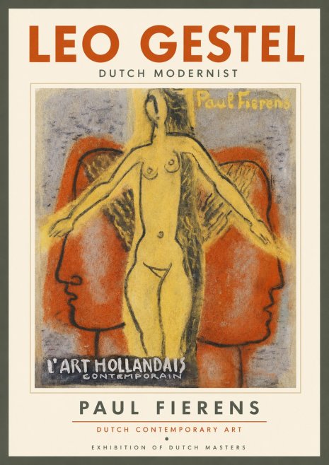 Leo Gestel L'art Hollandais Contemporain I No3 - Plakát