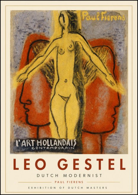 Leo Gestel L'art Hollandais Contemporain I No4 - Plakát