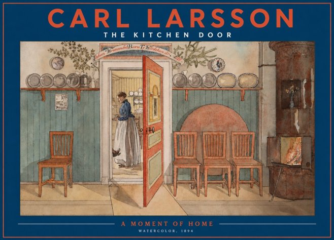 Carl Larsson The Kitchen Door No2 - Plakát