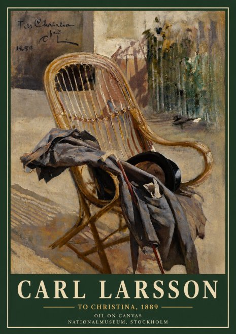 Carl Larsson To Christina, from C. Larsson, 1889 No5 - Plakát