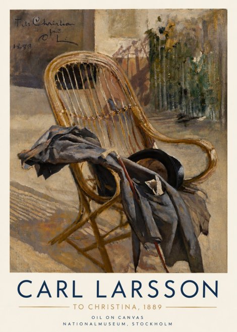 Carl Larsson To Christina, from C. Larsson, 1889 No6 - Plakát