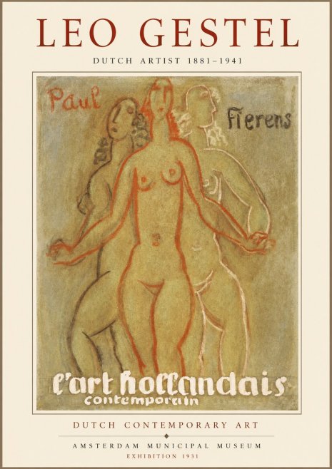 Leo Gestel L'art Hollandais Contemporain II No1 - Plakát