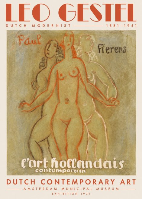 Leo Gestel L'art Hollandais Contemporain II No2 - Plakát