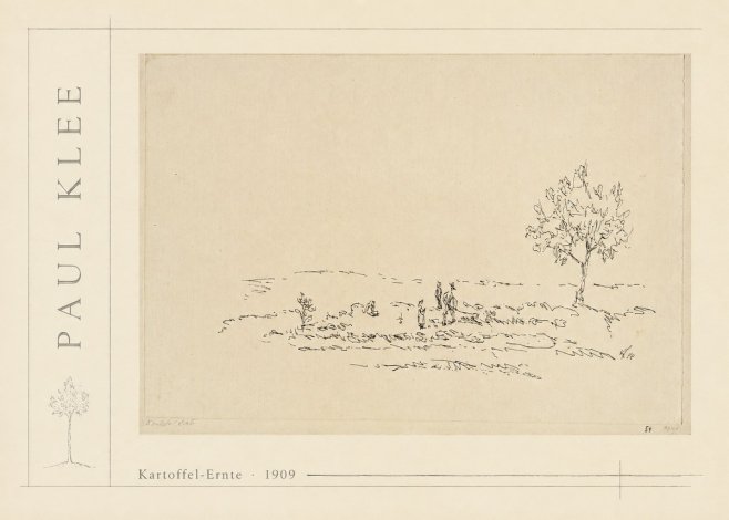 Paul Klee Kartoffel-ernte No2 - Plakát