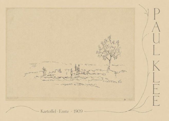 Paul Klee Kartoffel-ernte No5 - Plakát