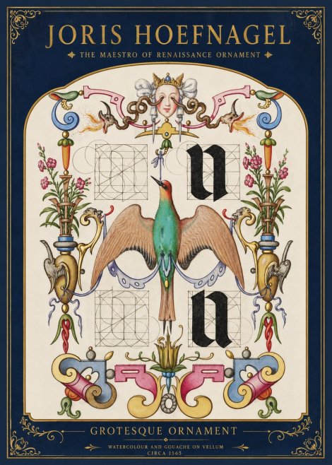 Joris Hoefnagel Grotesque Ornament No2 - Plakát
