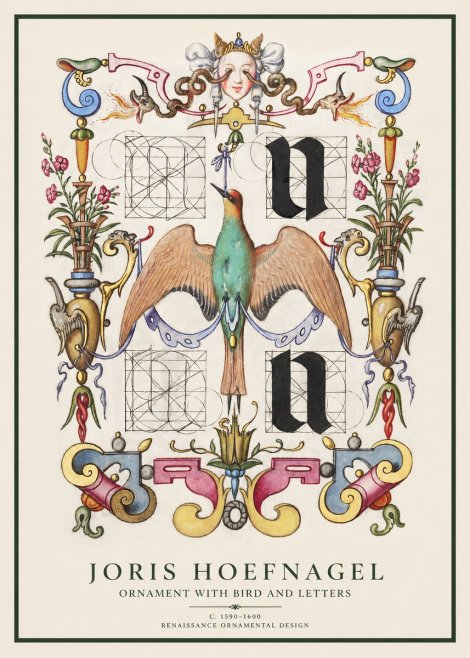 Joris Hoefnagel Grotesque Ornament No6 - Plakát