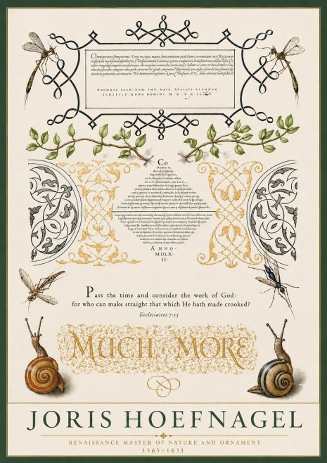 Joris Hoefnagel Memento Mori No5 - Plakát