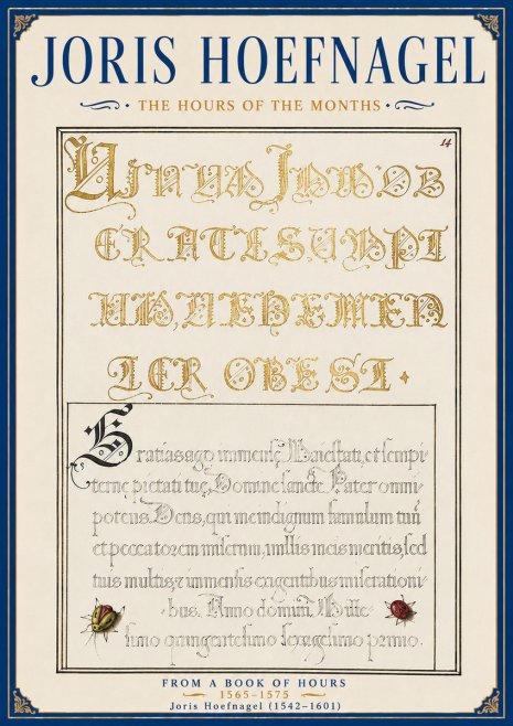 Joris Hoefnagel Gratias Tibi Agimus No6 - Plakát