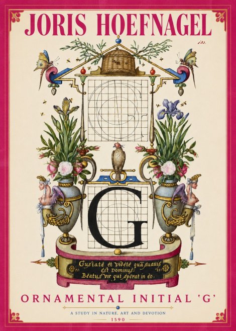 Joris Hoefnagel Ornamental Initial 'G' No2 - Plakát